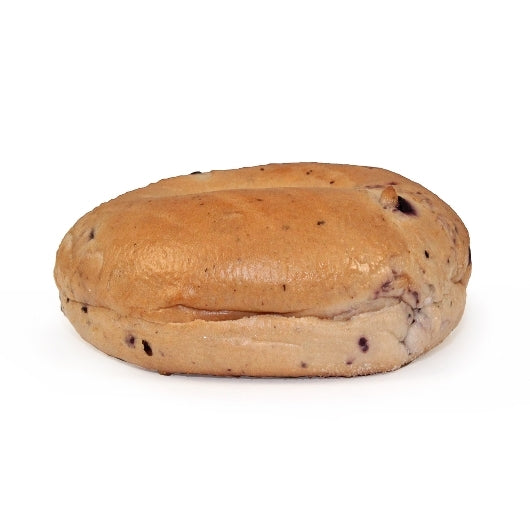 Burry Sliced Thaw & Serve Blueberry Bagel, 72 x 4 oz Case - Breads, Rolls & Buns