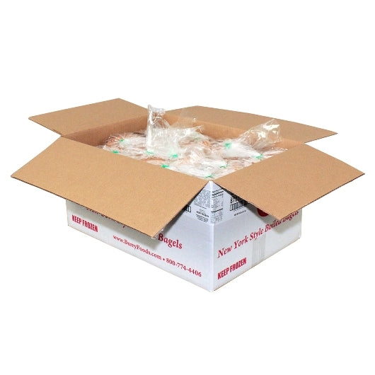 Burry Sliced Thaw & Serve 51% Whole Grain Wheat Bagel, 72 x 4 oz Case - Breads, Rolls & Buns