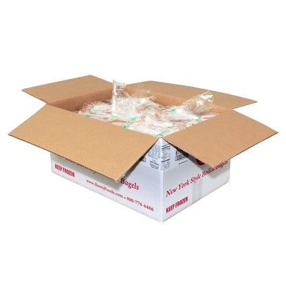 Burry Sliced Thaw & Serve 51% Whole Grain Wheat Bagel, 72 x 4 oz Case - Breads, Rolls & Buns