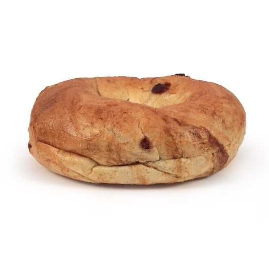 Burry Sliced Thaw & Serve Cinnamon Raisin Bagel, 36 x 4 oz Case - Breads, Rolls & Buns
