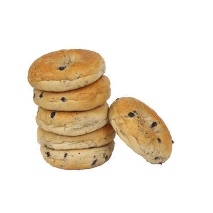 Burry Sliced Thaw & Serve Blueberry Bagel, 36 x 4 oz Case - DOT product image 2