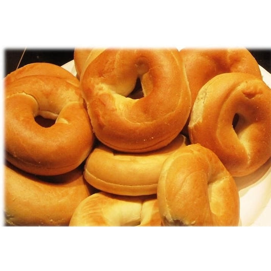 Burry Sliced Thaw & Serve Mini Plain Bagel, 168 x 1 oz Case - DOT product image 4