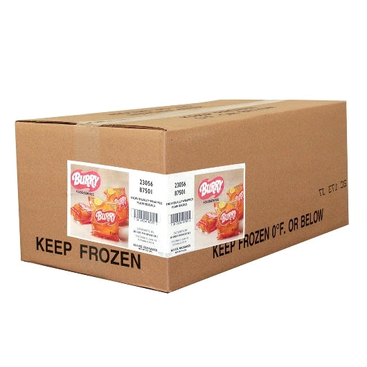 Burry Individually Wrapped Sliced Thaw & Serve Plain Sliced Bagel, 48 x 3 oz Case - DOT product image 3