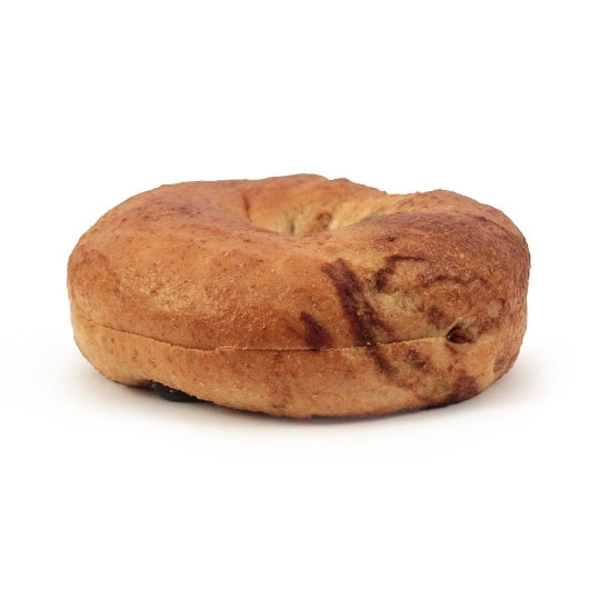 Burry Thaw & Serve WHOLE GRAIN CINNAMON RAISIN Bagel, 72 x 3 oz Case - Breads, Rolls & Buns
