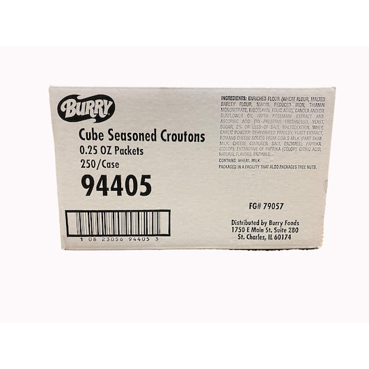 Burry Portion Pack Crouton Single Serve, 250 x 0.25 oz Case - DOT product image 2