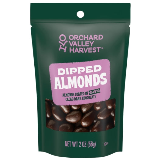 Orchard Valley Harvest ALMONDS DARK CHOCOLATE, 14 x 2 oz Case - DOT product image 3
