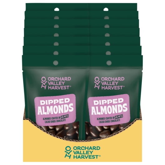 Orchard Valley Harvest ALMONDS DARK CHOCOLATE, 14 x 2 oz Case - DOT product image 7