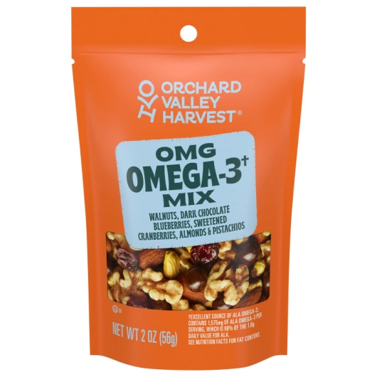 Orchard Valley Harvest Omega-3 Mix, 14 x 2 oz Case - Nuts & Seeds - image 2