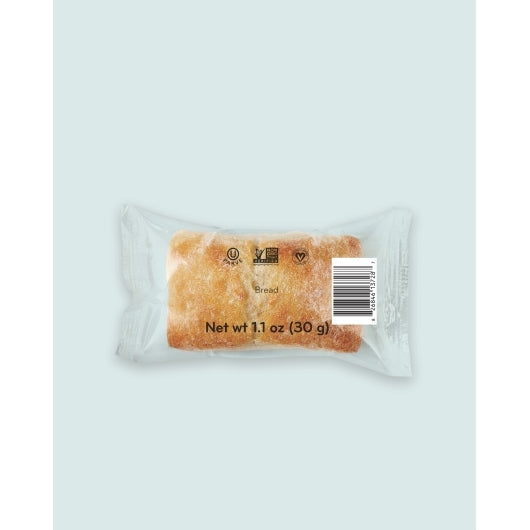 Boulart Original Ciabatta Bite, 220 x 1.1 oz Case - Breads, Rolls & Buns