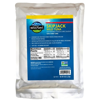 Wild Planet Foods No Salt Wild Skipjack, 6 x 43 oz Case - DOT product image 2