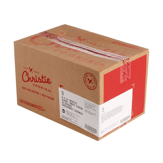 Christie Cookie Thaw N Serve White Chocolate Macadamia Nut Cookie, 72 x 2.4 oz Case - DOT product image 7