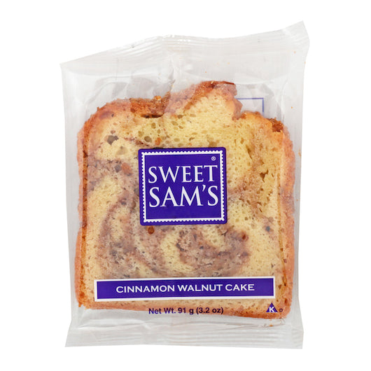 Sweet Sam's Individually Wrapped Cinnamon Walnut Pound Cake, 12 x 1 each Case - Bakery & Desserts - image 2