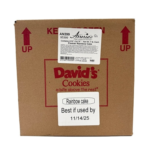 Davids Cookies Premier Rainbow Cake (PACK OF 2 COUNT) - DOT product image 7