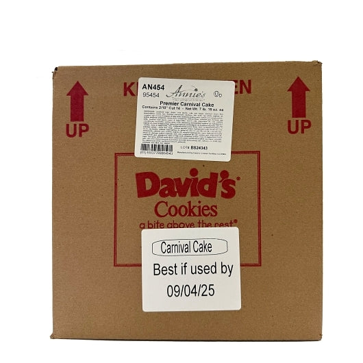 Annie's Euro American Bakery PREMIER CARNIVAL 14 Slice CAKE, 2 x 7.93 lb Case - DOT product image 8