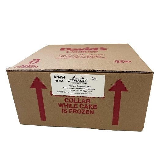 Annie's Euro American Bakery PREMIER CARNIVAL 14 Slice CAKE, 2 x 7.93 lb Case - DOT product image 2