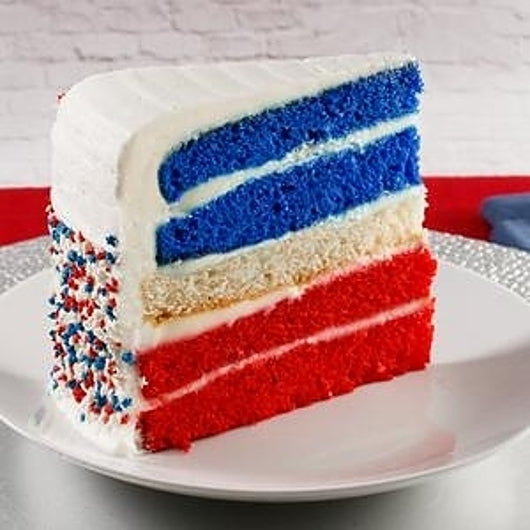 Annie's Euro American Bakery Premier Patriotic 14 Slice Cake, 2 x 7.01 lb Case - Bakery & Desserts