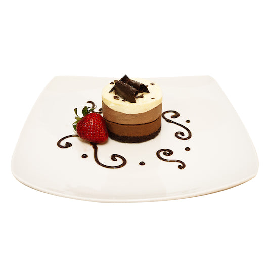 David's Cookies Chocolate Trilogy Cake, 24 x 5.75 oz Case - Bakery & Desserts