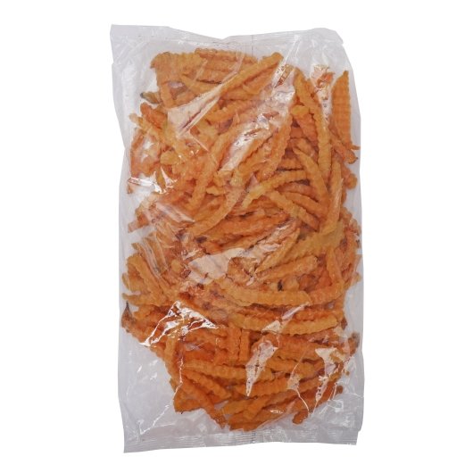 Sweet Sensations Crinkle Cut Sweet Potato Fries, 6 x 2.5 lb Case - Frozen Potatoes Sides