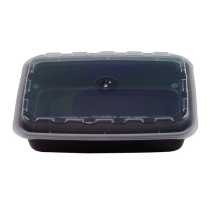 Cubeware 16 Ounce Rectangular Container Black Base With Clear Lid, 1 x 150 ST Case - DOT product image 8