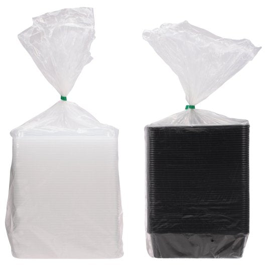 Cube Plastics 38 Ounce Rectangular Container Black Base With Clear Lid, 1 x 150 ST Case - DOT product image 2