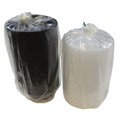 Cubeware 18 Ounce Round Container Black Base With Clear Lid, 1 x 150 ST Case - DOT product image 8