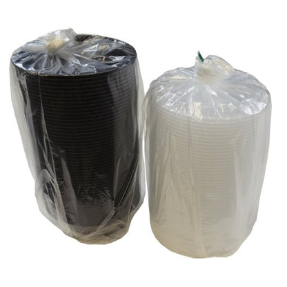 Cubeware 18 Ounce Round Container Black Base With Clear Lid, 1 x 150 ST Case - DOT product image 3