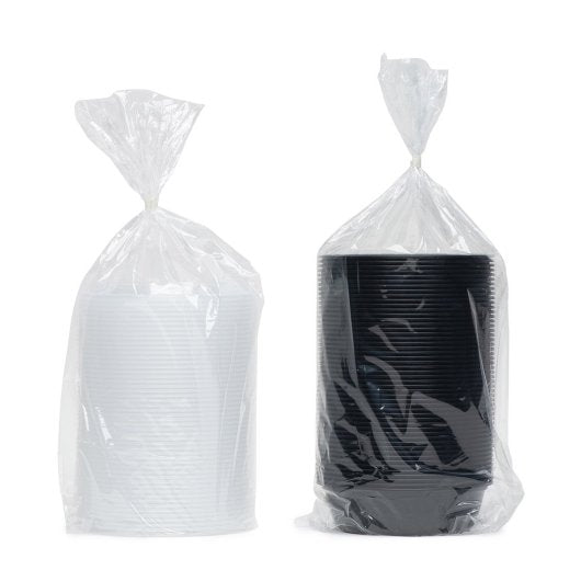 Cubeware 24 Ounce Round Container Black Base With Clear Vented Lid, 1 x 150 ST Case - DOT product image 3