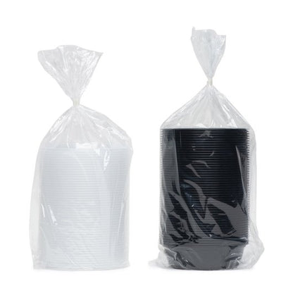 Cubeware 24 Ounce Round Container Black Base With Clear Vented Lid, 1 x 150 ST Case - DOT product image 3