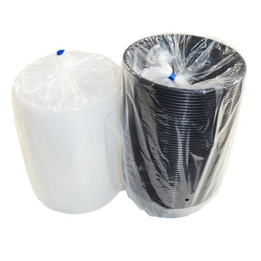 Cubeware 32 Ounce Round Container Black Base With Clear Vented Lid, 1 x 150 ST Case - DOT product image 4