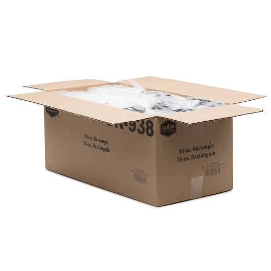 Cubeware 38 Ounce Rectangular Container Black Base With Clear Lid, 1 x 150 ST Case - DOT product image 3