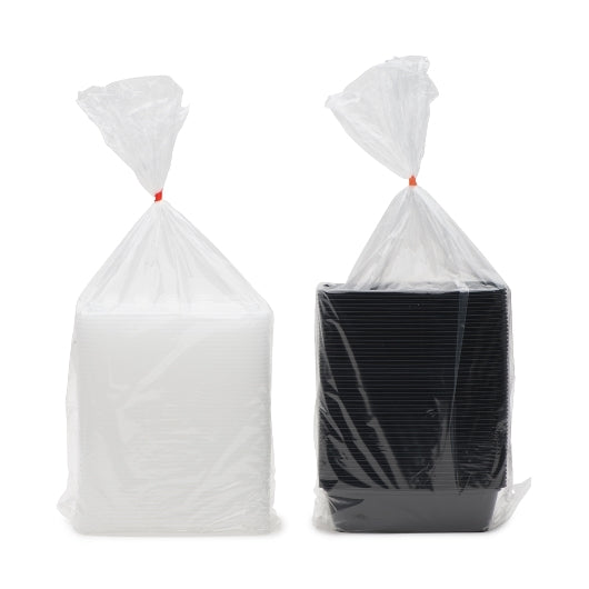 Cubeware 38 Ounce Rectangular Container Black Base With Clear Lid, 1 x 150 ST Case - DOT product image 4