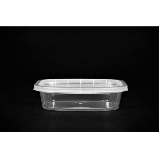 DeliCube Deli Clear Container 8oz, 1 x 400 each Case - Food Storage Containers