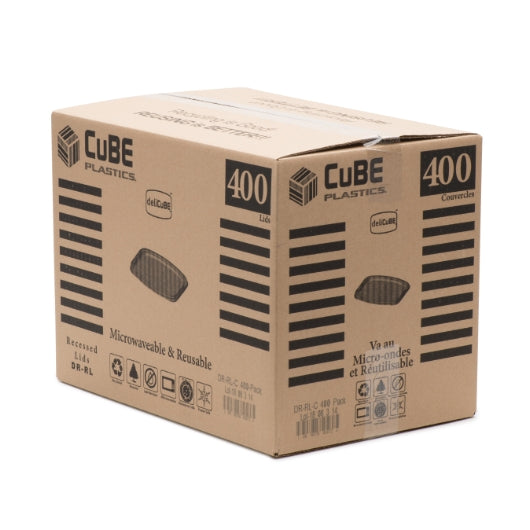 DeliCube DELI CLEAR RECESSED LID, 1 x 400 ct Case - DOT product image 5