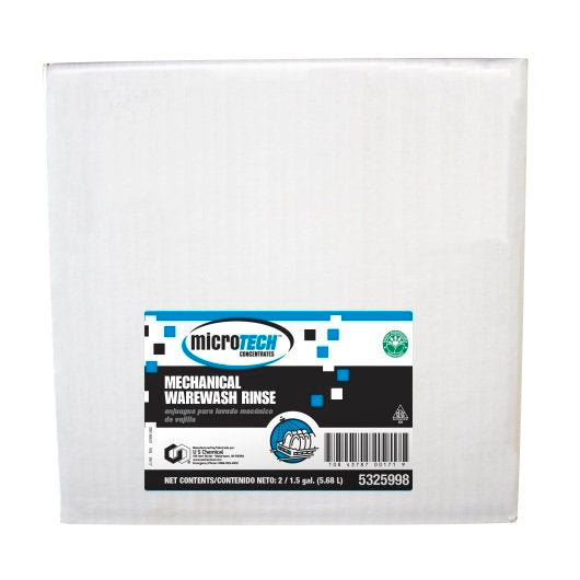 Microtech MECHANICAL WAREWASH RINSE, 2 x 1.5 GA Case - GS1 closed shipping case image