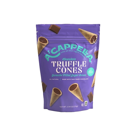 Made In Nature Acappella Chocolate Truffle Cones, 6 x 2.54 oz Case - DOT product image 2