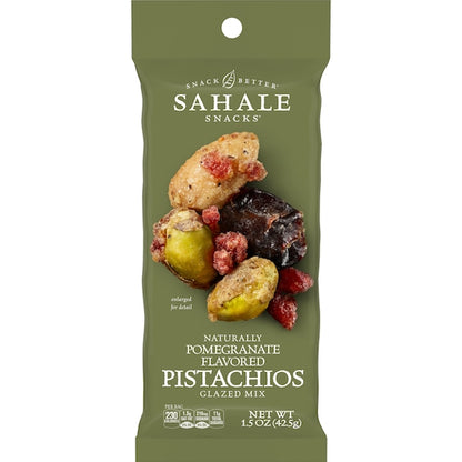 Sahale POMEGRANATE PISTACHIOS GLAZED MIX, 12 x 9 x 1.5 oz Case - DOT product image 3