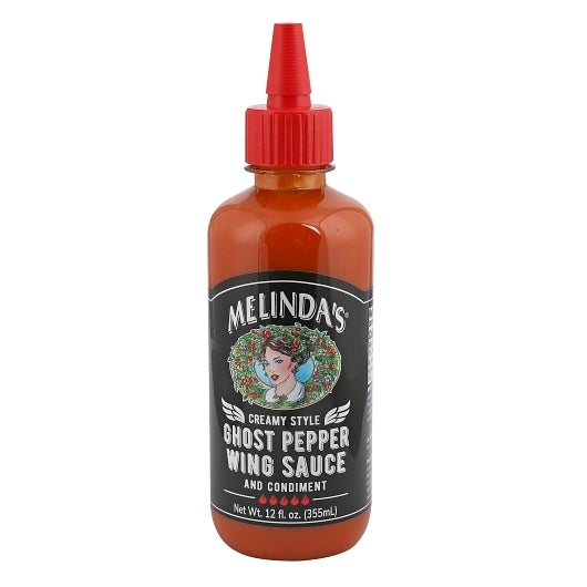 Melinda's Foods Creamy Ghost Pepper Wing Sauce, 6 x 12 oz Case - Condiments & Sauces