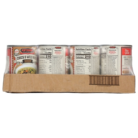 Upton's Naturals Chick & Wild Rice Soup, 8 x 14 oz Case - DOT product image 4