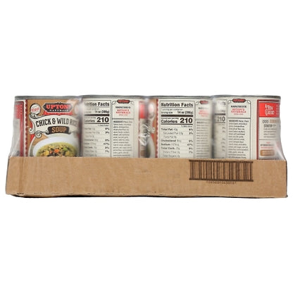 Upton's Naturals Chick & Wild Rice Soup, 8 x 14 oz Case - DOT product image 4