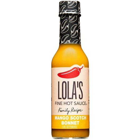 Lola's Fine Hot Sauce Mango Scotch Bonnet, 12 x 5 oz Case - Condiments & Sauces