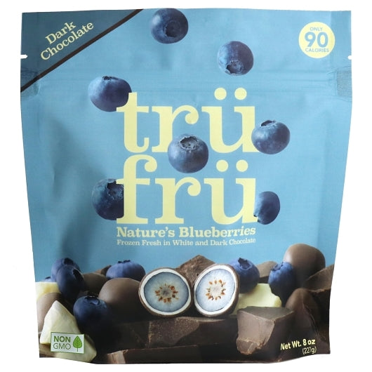 Tru Fru Frozen Blueberries In White & Dark Chocolate, 6 x 8 oz Case - DOT product image 3