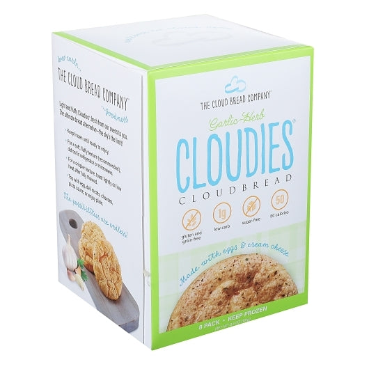 Cloudies Garlic Herb Cloudbread, 6 x 8 ct Case - Spices Seasonings