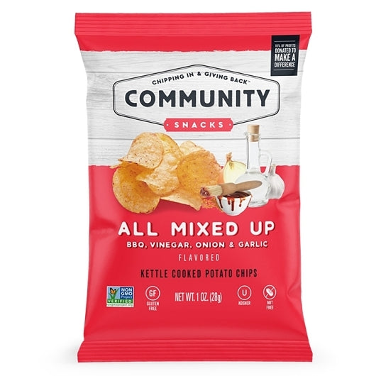 Community Snacks All Mixed Up Kettle Chips, 80 x 1 oz Case - Snacks - image 2