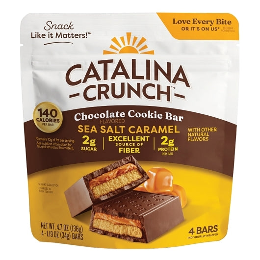 Catalina Crunch Caramel Cookie Bar Case, 6 x 4 x 1 oz Case - Bakery & Desserts