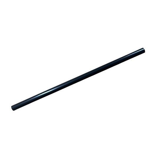 StrawFish 8.5" Giant Smoothie Straw Unwrapped Black Biodegradable, 10 x 500 ct Case - Straws & Stirrers - image 2