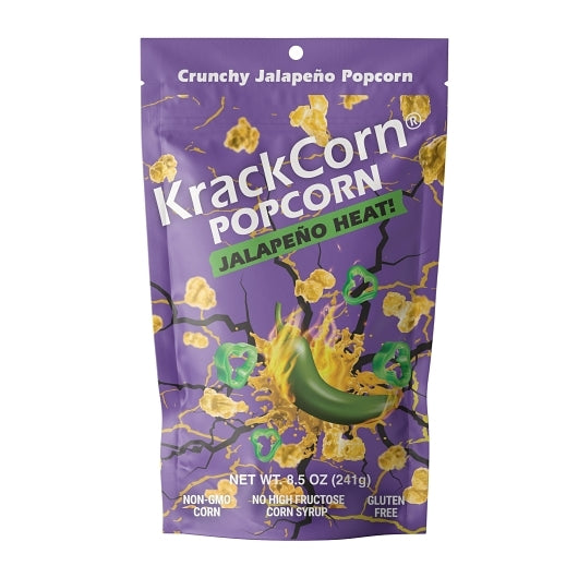 KrackCorn Jalapeno Heat Popcorn, 12 x 8.5 oz Case - Popcorn, Pretzels & Snack Mix - image 2