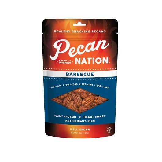 Pecan Nation Bbq Pecans, 6 x 4 oz Case - Nuts & Seeds