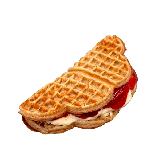 Nordic Waffles Berries & Cream Whole Grain Waffle Sandwich, 36 x 1 ct Case - Breakfast Foods