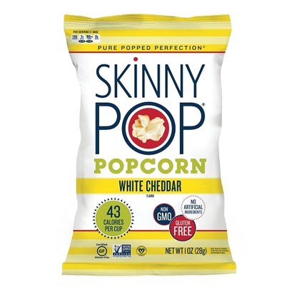 SkinnyPop Gluten Free White Cheddar, 12 x 1 oz Case - DOT product image 4