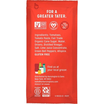 Sir Kensington's Classic Ketchup Single Serve, 600 x 18 GR Case - DOT product image 7